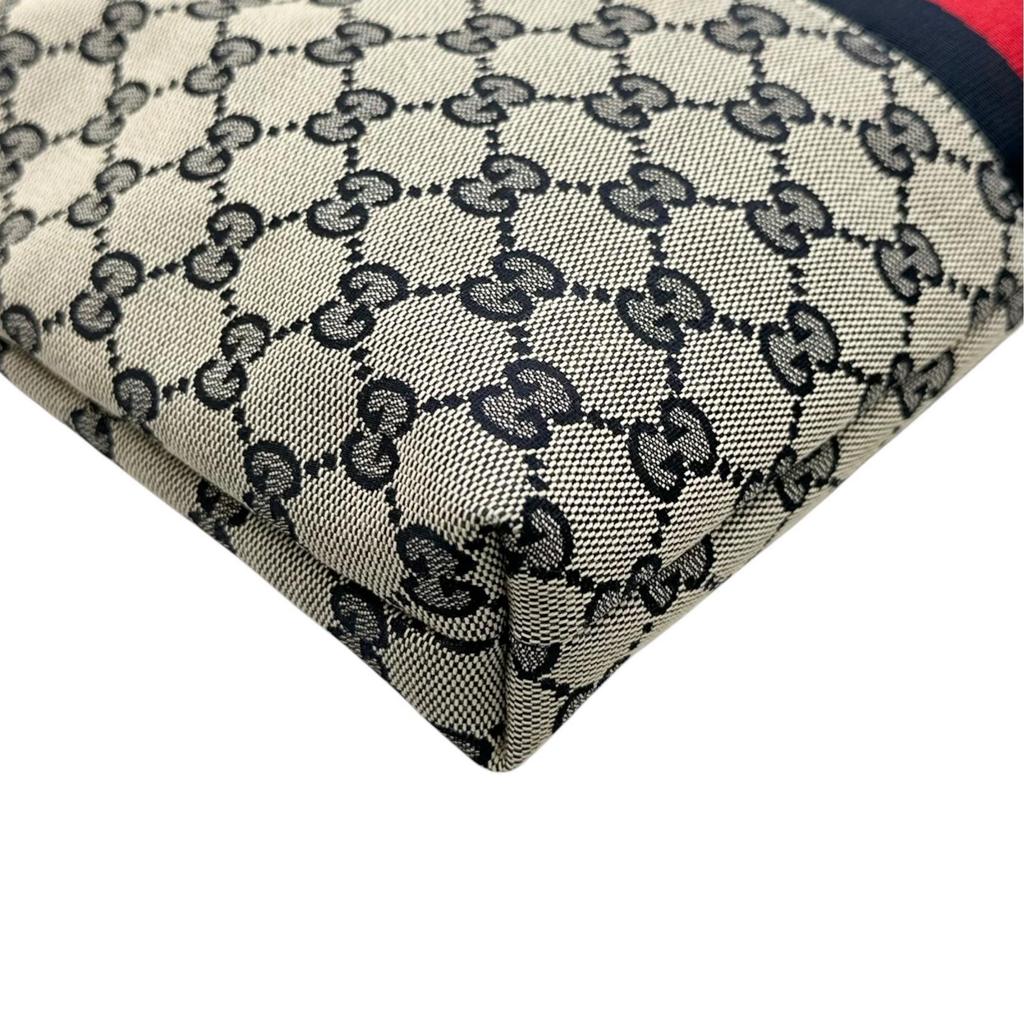 Gucci Sherry Line 388926 Shoulder Bag Beige Women Used