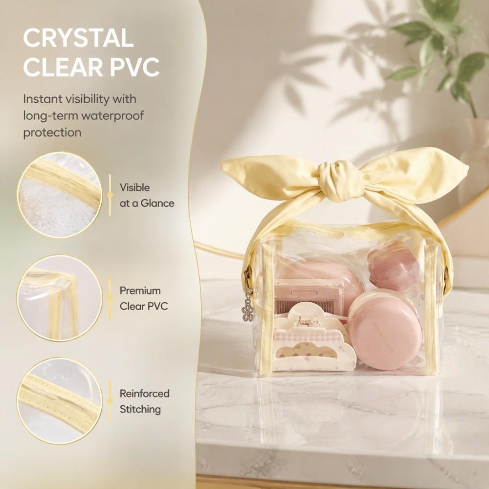 PVC Makeup Bag Transparent Wash Bag New Toiletry Storage Bag  Bathroom