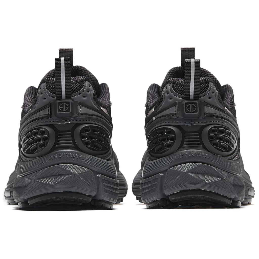 New Anta Anti Slip And Wear Resistant Breathable Low Top Casual Shoes Women's Black Gray 122518803A-1