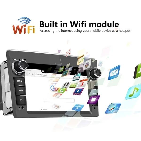 2 Din Android 8.1 Πλοήγηση GPS Ραδιόφωνο αυτοκινήτου Συσκευή αναπαραγωγής πολυμέσων GPS+WIFI+DAB+OBD2 Autoradio για Opel