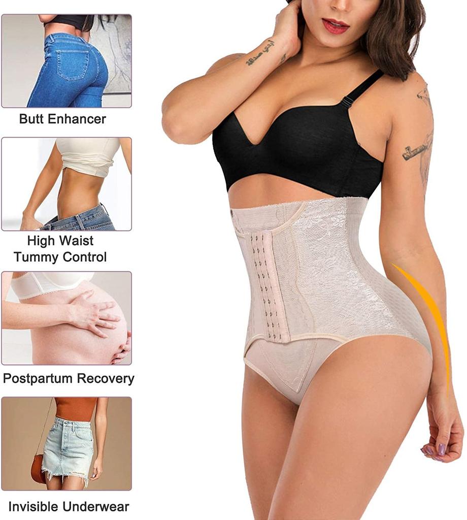 Culotte de contrôle du ventre pour femmes Shapewear Butt Lifter Short taille haute Trainer Corset minceur Body Shaper Sous-vêtements