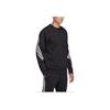 Adidas FI Crew Sweatshirt With Striped Panel Men Sweatshirt Black H46538
