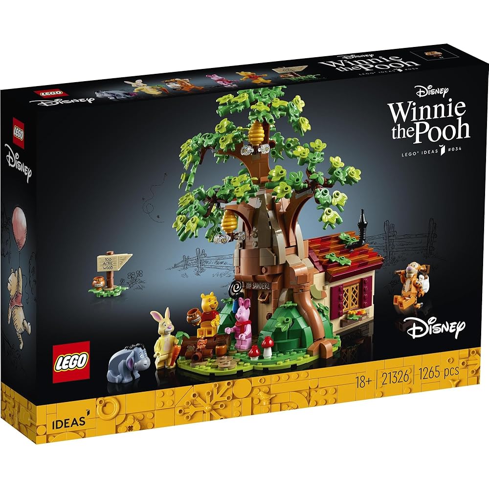LEGO Ideas Winnie the Pooh Christmas Set 21326 Building Blocks Toy for Kids and Adults
