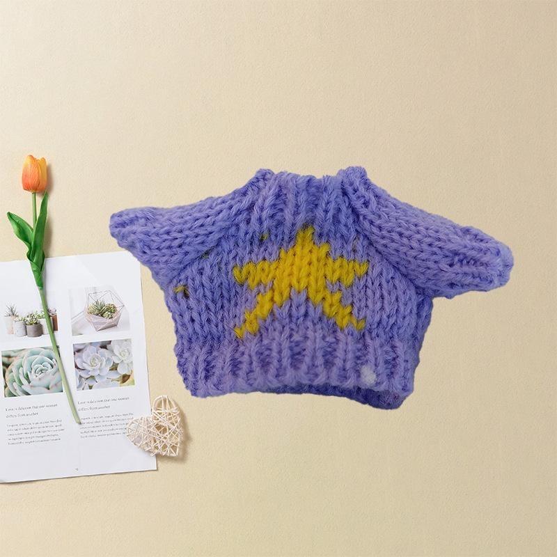 10Cm Baby Clothes Dog Clothes Replacement Sweater Doll Doll Accessories Cotton Doll Clothes