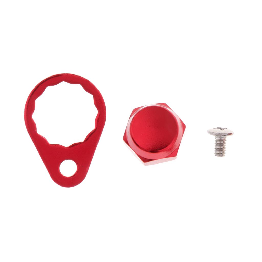 Anti-rust Fishing Reel Handle Crank Nuts Plate Screw Cap for S/D/A Baitcasting Reels