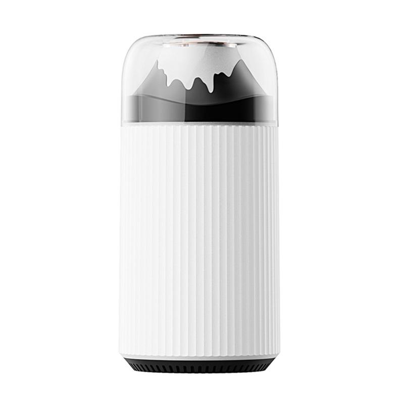 Portable USB Simulation Humidifier 300ML Aromatherapy Machine Humidifier Bedroom Atmosphere Lamp Household-B61B White