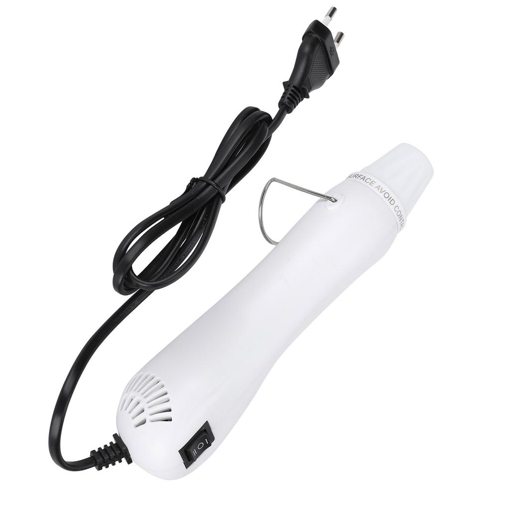 Hot Gun White Dual-Speed Heat Shrinkable Sheet Quick Setting Tool EU Plug 220V