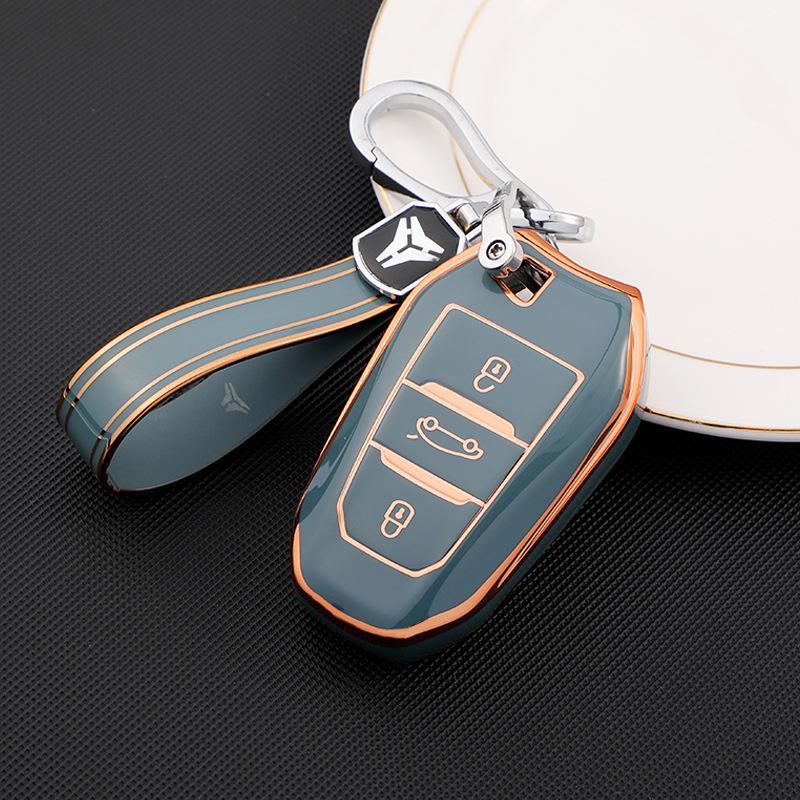 Dongfeng Peugeot Key Cover for Models 308, 301, 408, 308S, 3008, 2008, 508
