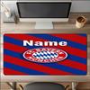 Custom Name Bayern Munich Theme Mouse Pad Non Slip Rubber Base Multifunctional Office Home Decor Perfect For Workspace Personalization