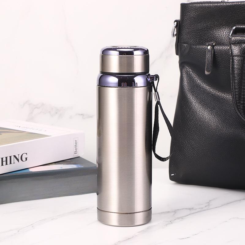 

Кружка из нержавеющей стали 316, большая емкость, чашка для воды для мужчин и женщин, удобная чашка для путешествий на открытом воздухе, спортивный чайник 600ml