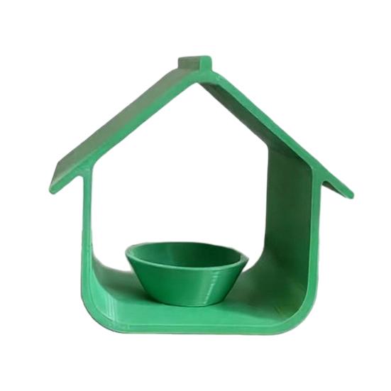 Vannbeskyttet fuglemater Husformet Hengende fuglemater Værbestandig Utendørs fuglemater for Veranda Balkong Terrasse Hage Bakgård