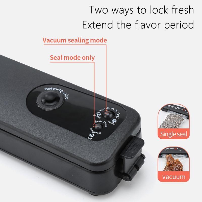 1PC EU Plug Household Vacuum Sealer Machine One-Touch Automatic Food Sealer for Food Storage