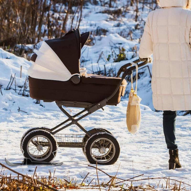 Vinterbalanscykel Snökälke Cykling Snowboard Skidkit Lätta skidor Ställ Parkeringsställ För Skateboardparker Golfbilar