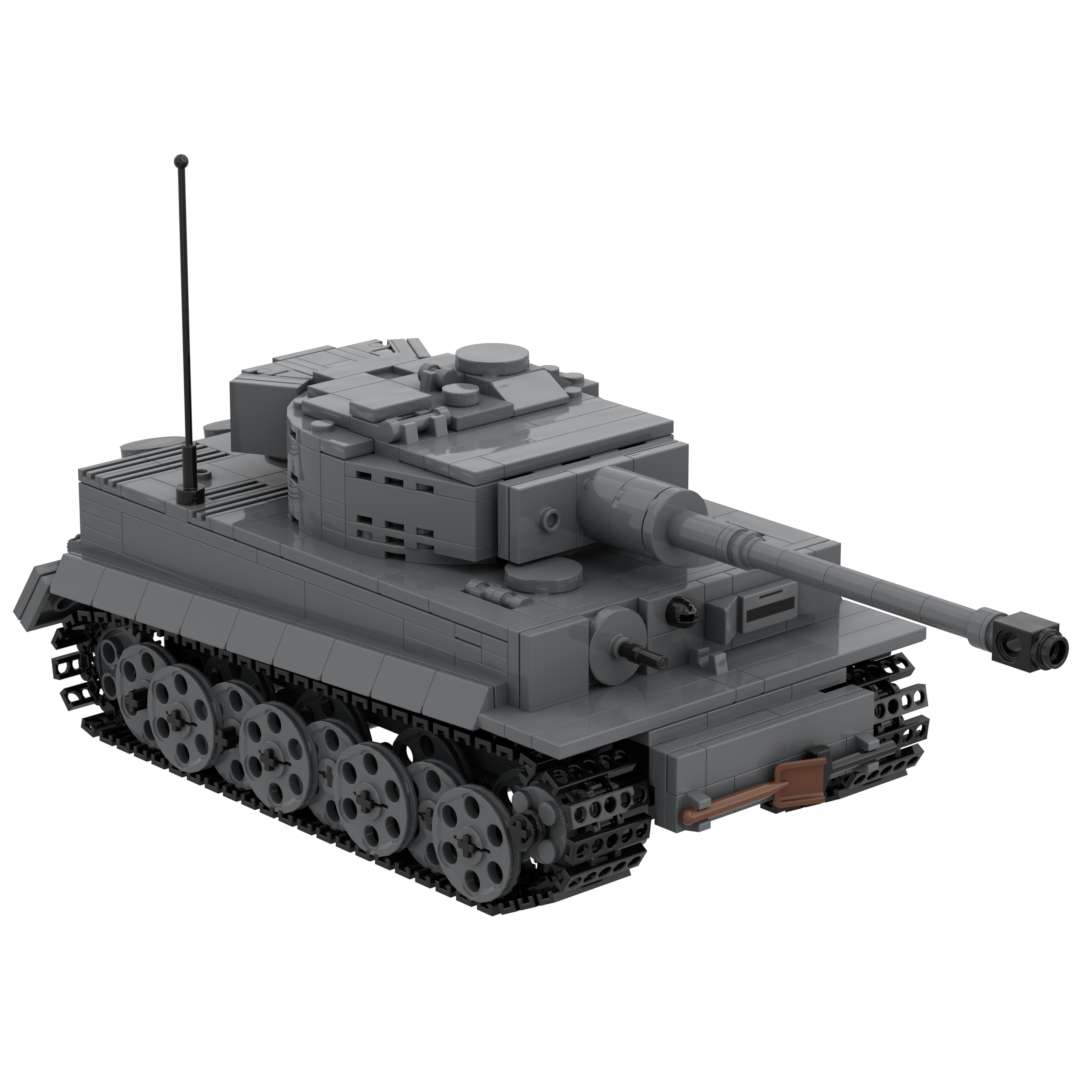 WWII Tiger I Ausf E German Heavy Tank Camouflage Military Toy Building Block Set ww2 Army TigerE Compatible with Brands New