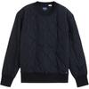 Levis Düz Renk Kapitone Bisiklet Yaka Erkek Sweatshirt Siyah A0293-0000
