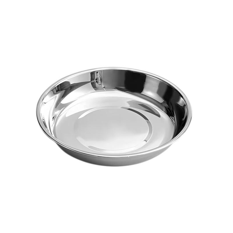Jiwanggu 201 Stainless Steel Round Plate Set