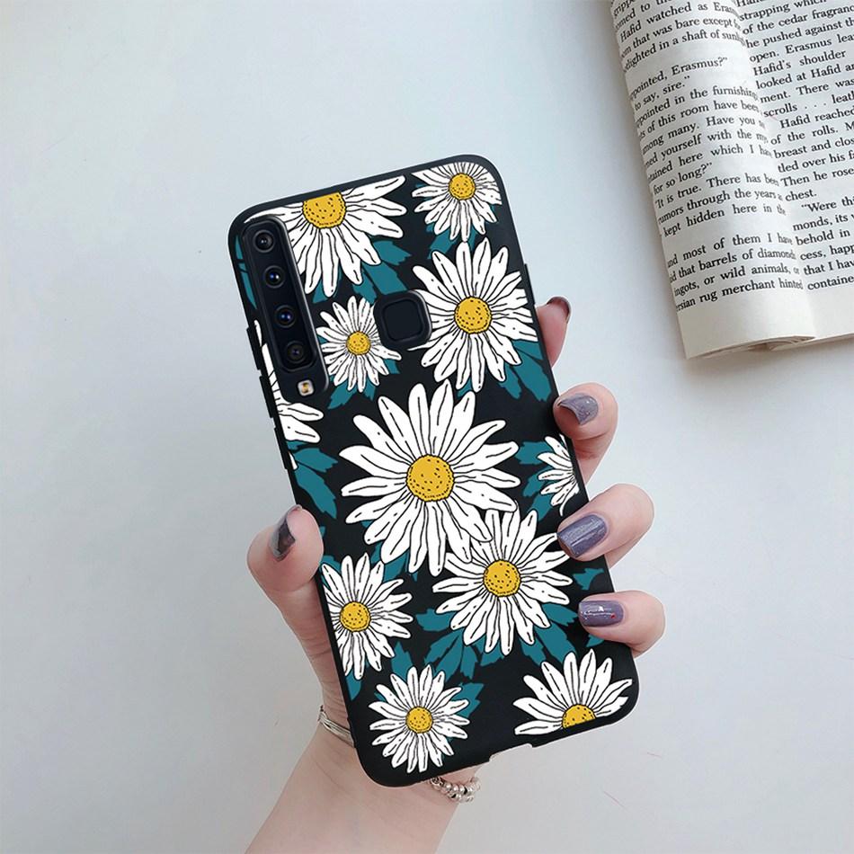 Flower Phone Case For Samsung A9 2018 A920 SM-A920F Back Cover Silicone Painted Soft Fundas for Samsung Galaxy A9 A 9 2018 Cases