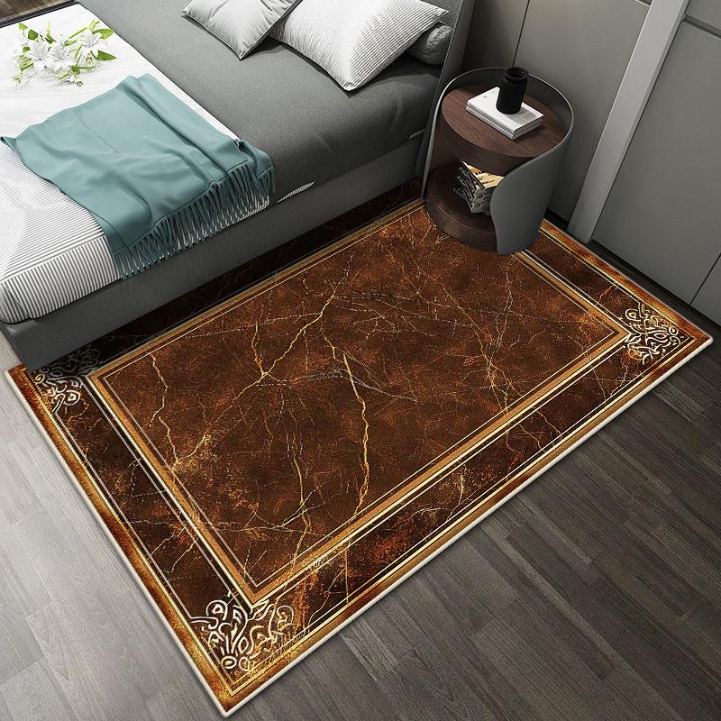 Large Living Room Carpet Modern Non-slip Decoration Bedroom Luxury Rug Easy Clean Room Decoration Home Mats Bedside Mat Washable