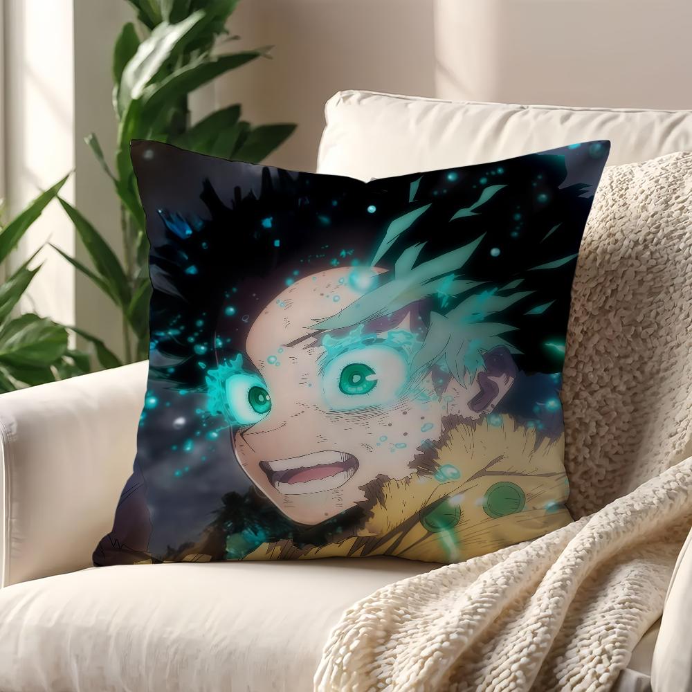 My Hero Academia Anime 8 cushion cover For Pillow Sofa Printing Decoration Room Home Office Coffee Shop Car Nordic Simplicity