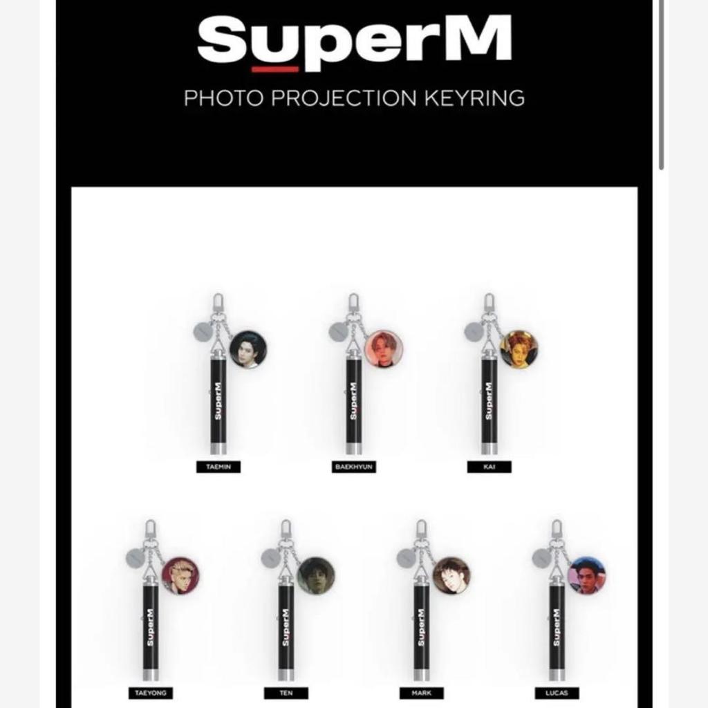 [USED] SHINee TAEMIN Projection Key Ring Super Rare