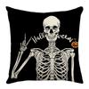 Halloween Day of The Dead Decorative Pillow Skull Pillow Case Living Room Decoration Sofa Pillow Bedside Pillow