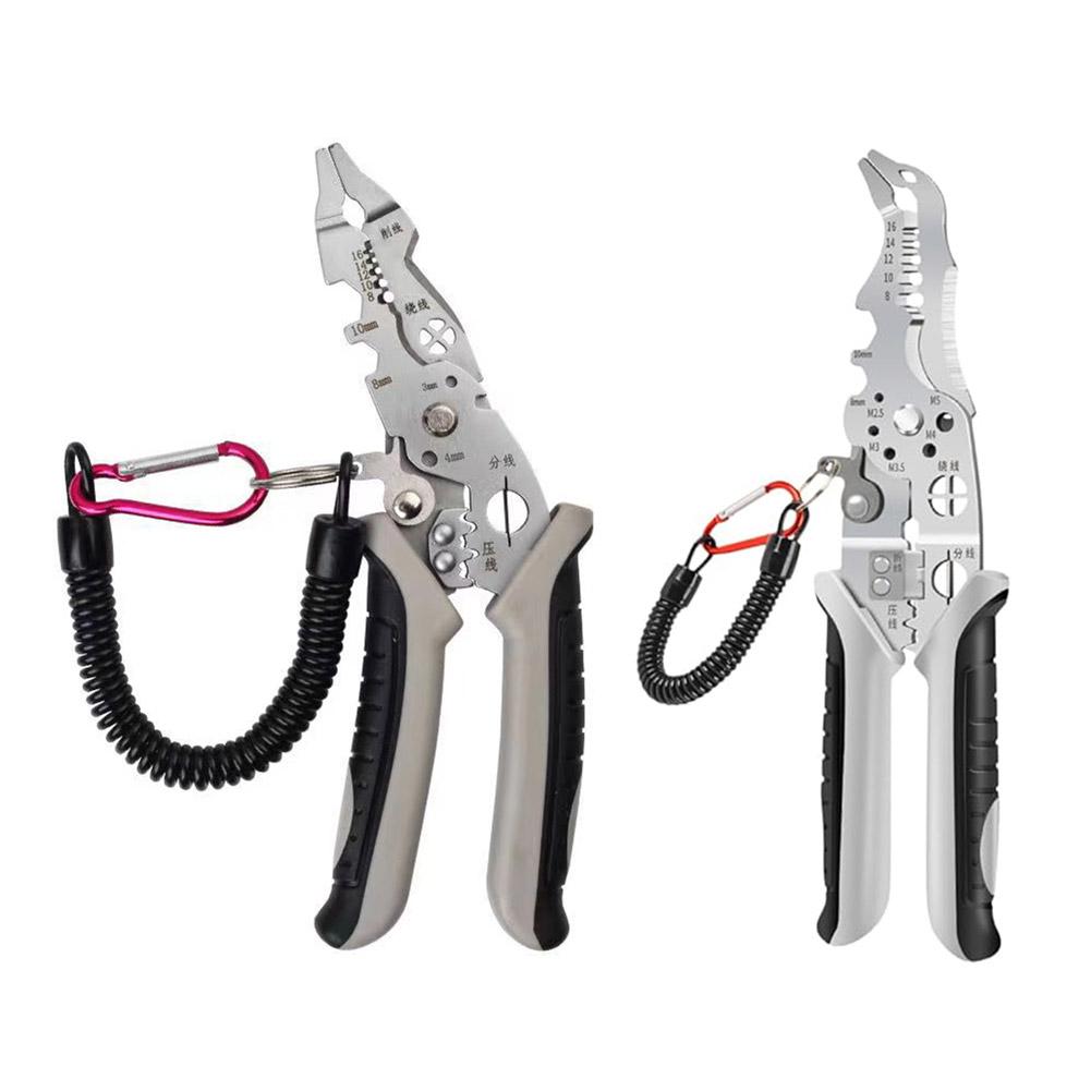 Multifunctional Wire Strippers Crimper Cable Cutter Hand Tool Automatic Model Stripper Wire Electrician Special Pliers