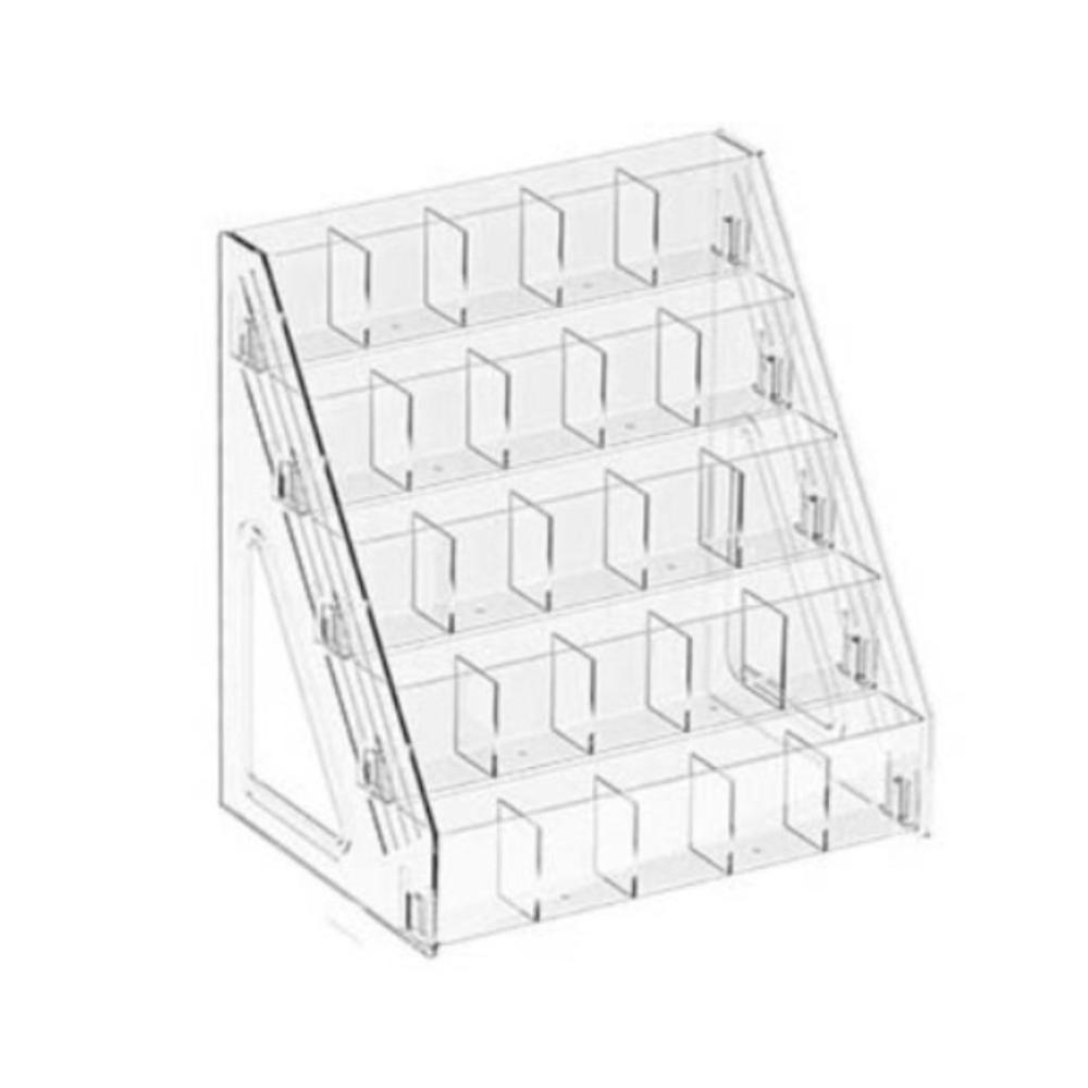 Ablageständer für Aquarellstifte mit großer Kapazität 3/4/5 Ebenen Aufbewahrungsbox für Markerstifte Schreibwarenladen