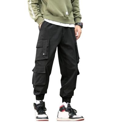 Pockets Cargo Pants Men Jogging Casual Pants Cotton Full Length Military Mens Streetwear Mens Work Tactical Tracksuit Trousers