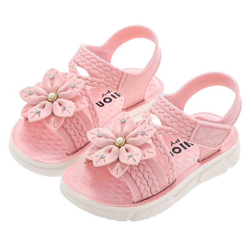 Stylish Open-toe Princess Sandals for Girls, Anti-slip & Soft Sole, All Sizes Available