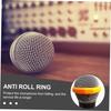 ERINGOGO 6-Piece Silicone Anti-Slip Ring for Microphone, Anti-Rolling Microphone Protection