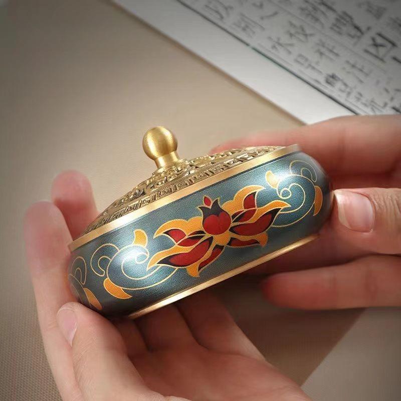 Incense burner incense seal stove plate incense burner sandalwood incense seal tool agarwood incense burner sandalwood burner