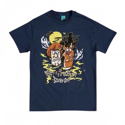 Scooby Doo Unisex Adult Ghost Cotton T-Shirt