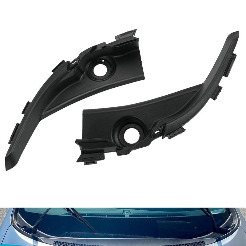 OEM Replacement Front Windshield Corner Trim for Honda Civic 9th Gen Pair 74210TR0A00 74220TR0A00 ABS Material Parts