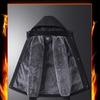 Thickened Fleece-Lined Men's Cotton Coat Hooded Jacket Versatile Casual  -20° Warm Cotton-Padded Coat for Middle-Aged