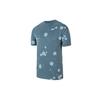 Nike T Shirts Men's Ozone Blue Crew Neck Moderate Straight Fit CW0381-031