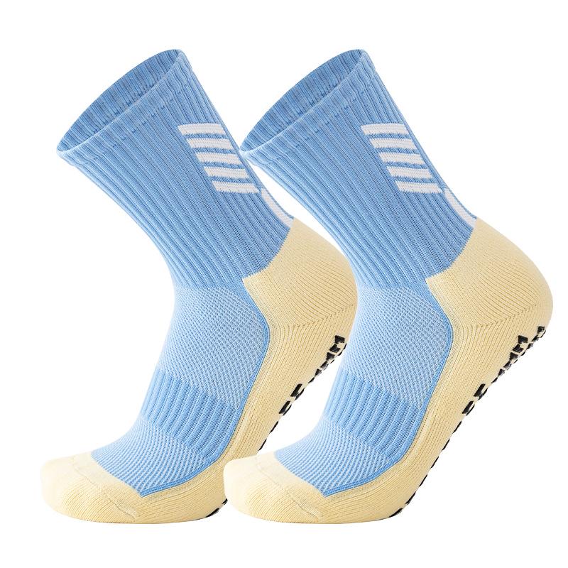 Autumn/Winter Mid-Tube Non-Slip Professional Football Socks with Sweat-Absorbent Towel Bottom