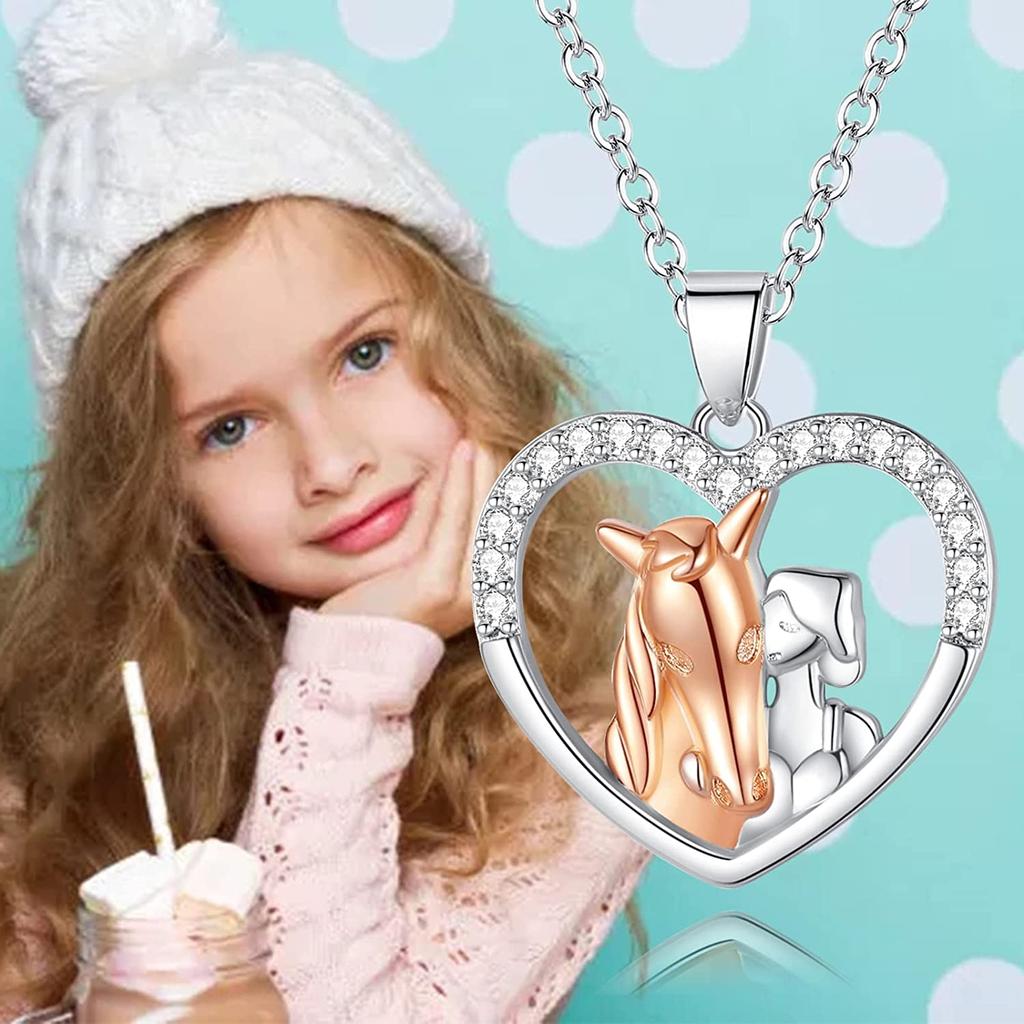 Animal Necklaces, Sunflower Necklaces, Rose Necklaces, Cross Necklaces are The Best Gifts for Girls, Daughters, Grandmothers, Sisters, Etc