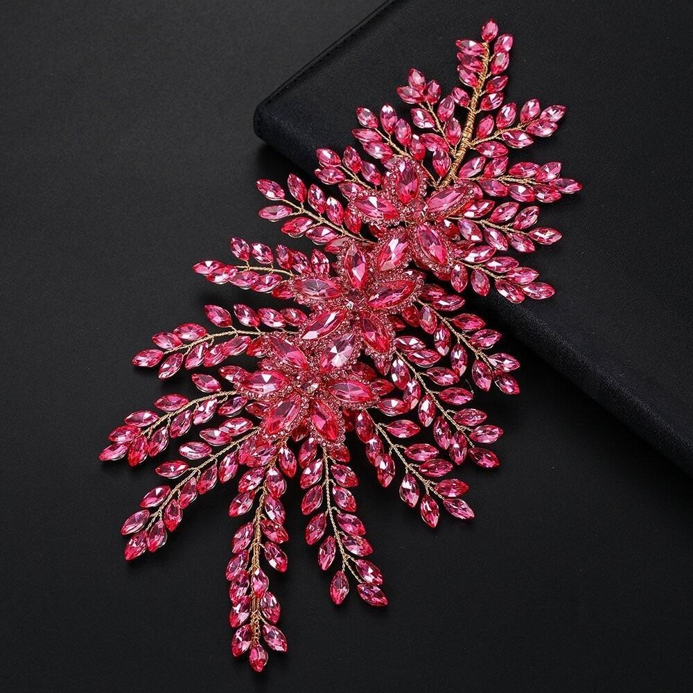 Elegant Bride Crown Tiaras Sparkling Crystal Tiaras Wedding Party Hair Accessories