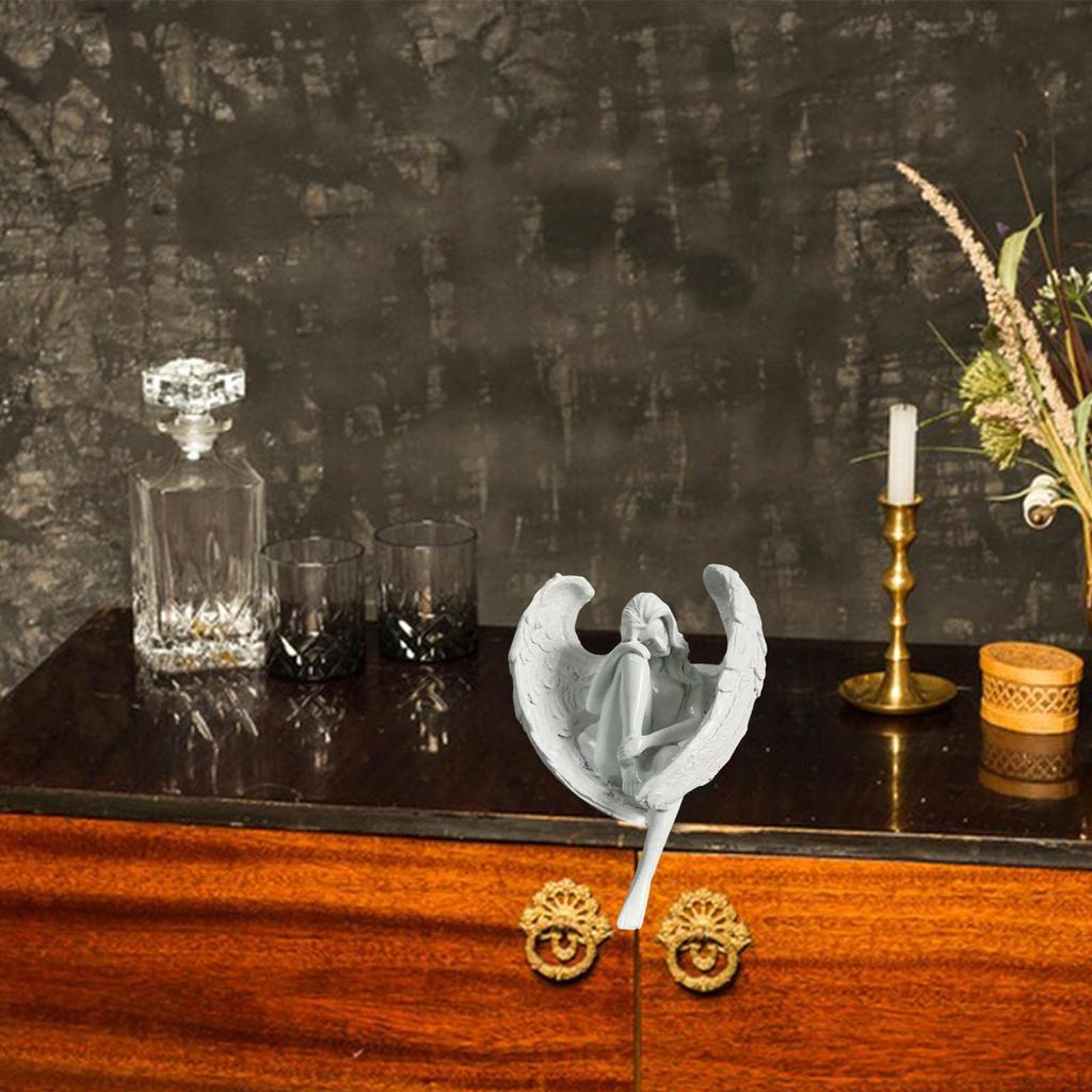 Angel Statue Sculpture, Centerpieces, Resin Figurine Ornament for