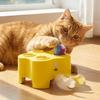 Simulation Electric Cat Toy Auto Pop Up Feather Cat Chase Game Toy  Kitten Training