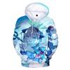 Hololive VTuber Kawaii Gawr Gura Cosplay 3d Print Hoodies & Sweatshirts Man Women Pullover Coat Y2k Top Oversized Men's Coat