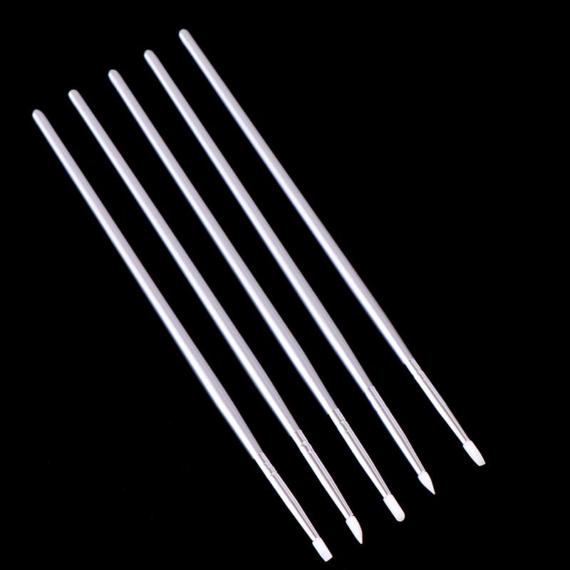 5Pcs Nail Art Silicone Point Nail Carving Pen Dotting Tools Sculpture Pen Crafts