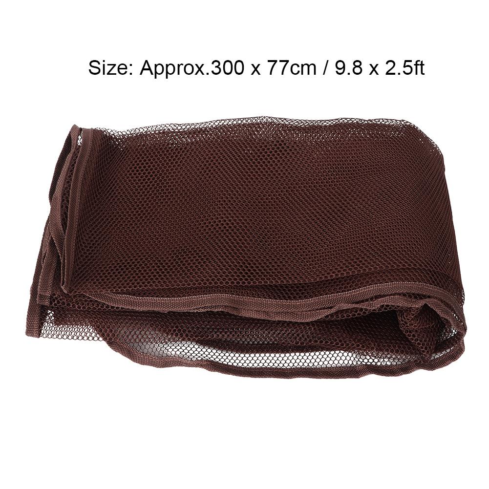 3 Meter Balkonsicherheitsnetz Kinder Kinder Haustier Treppe Geländer Schutz Unfallverhütungsnetz Braun
