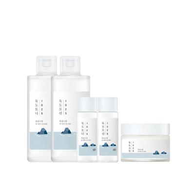 1025 Dokdo Hydrating Skincare 5-Piece Gift Set - Deep Sea Water Moisturizing & Soothing Kit for Sensitive Skin