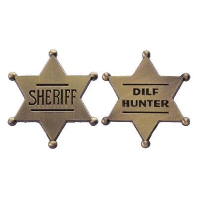 Langlebige Legierungsplakette Brooch im Westernstil Perfekte Plakette für Cosplay und Kostümpartys