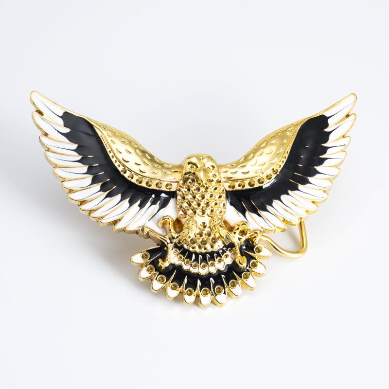 3D Eagle Spreading Wings Alloy Belt Buckle