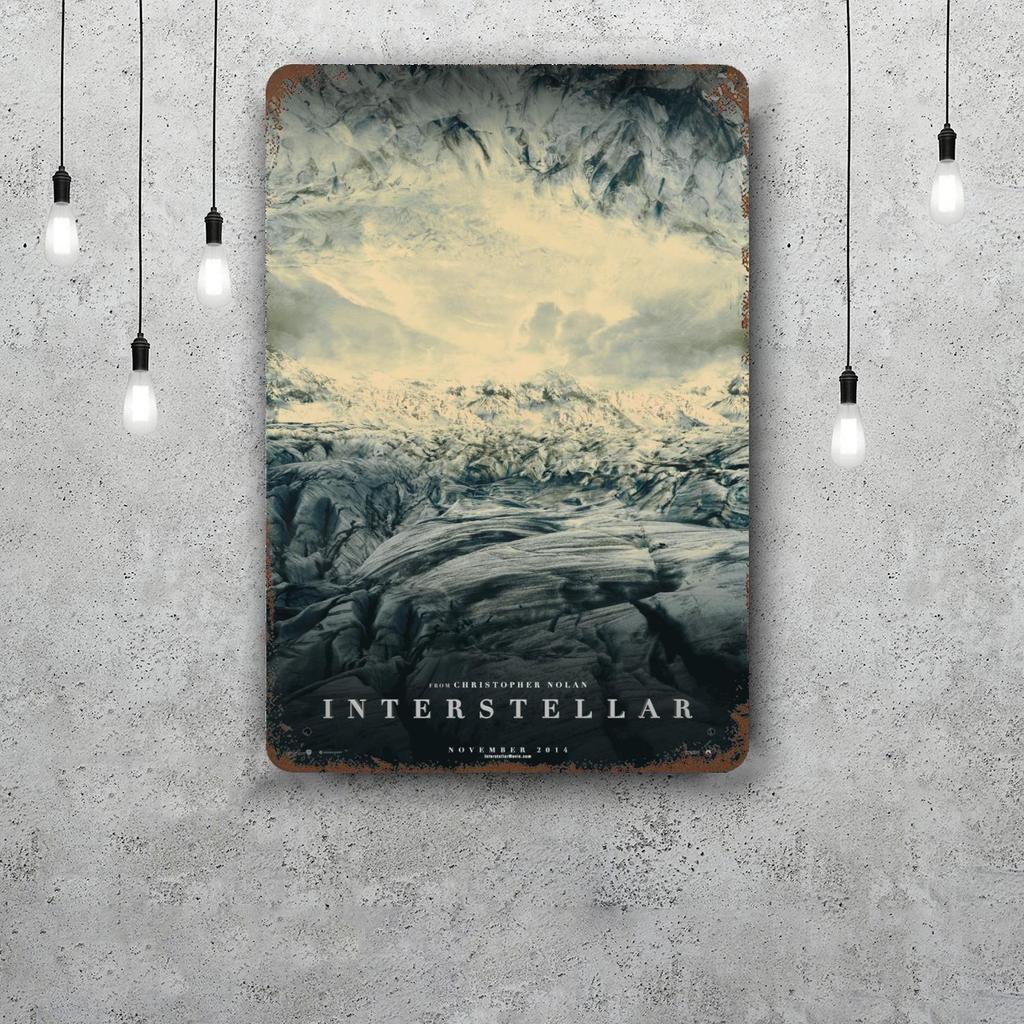 interstellar Decor Vintage Metal Signs Tin Signs Captain Poster Decor for Bar Pub Club Man Cave Wall Decoration