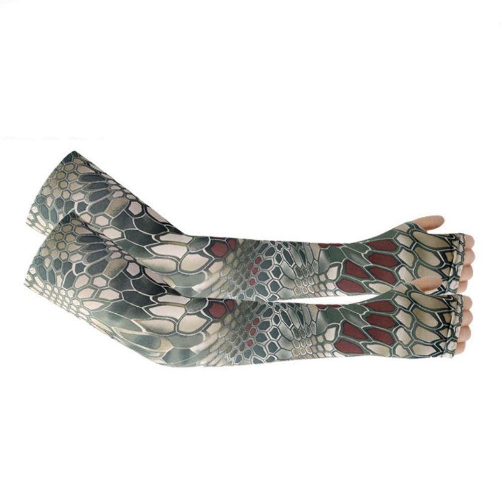 For Women For Men Ice Silk sleeve Cooling Sleeves Sun Protection Sleeves Camouflage Arm Sleeves