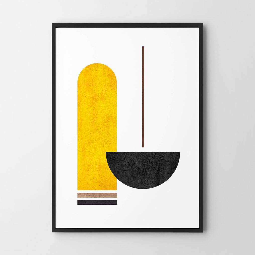 Plakat geometryczny minimalistyczny wzór