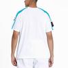 PUMA Geometric Pattern Printed Cotton Short Sleeve T-Shirt Men Tops White 598887-02